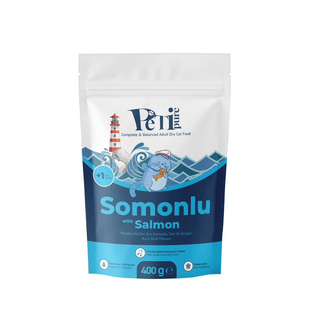 Petipure Somonlu Yetişkin Kuru Kedi Maması