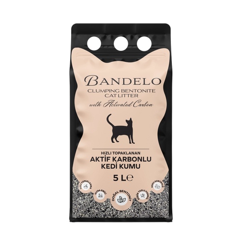 Bandelo Aktif Karbonlu Parfümsüz Kedi Kumu