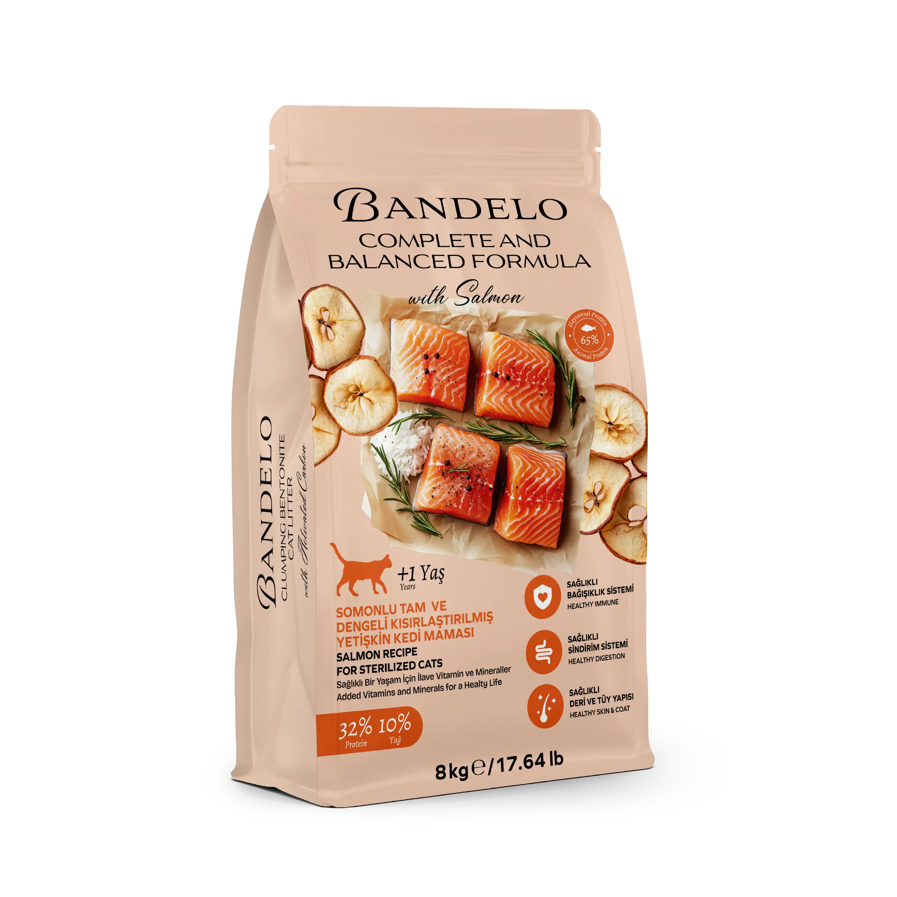 Bandelo Somonlu Kısırlaştırılmış Kuru Kedi Maması
