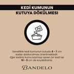 Bandelo Aktif Karbonlu Parfümsüz Kedi Kumu