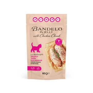 Bandelo Tavuklu Jöle Yavru Kedi Pouch 85 g