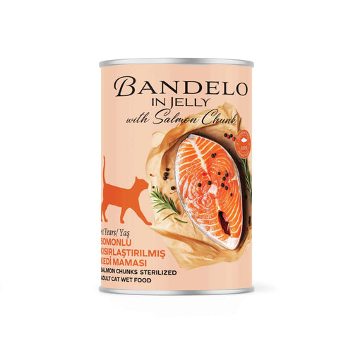 Bandelo Somonlu Kısırlaştırılmış Kedi Konservesi 400 g