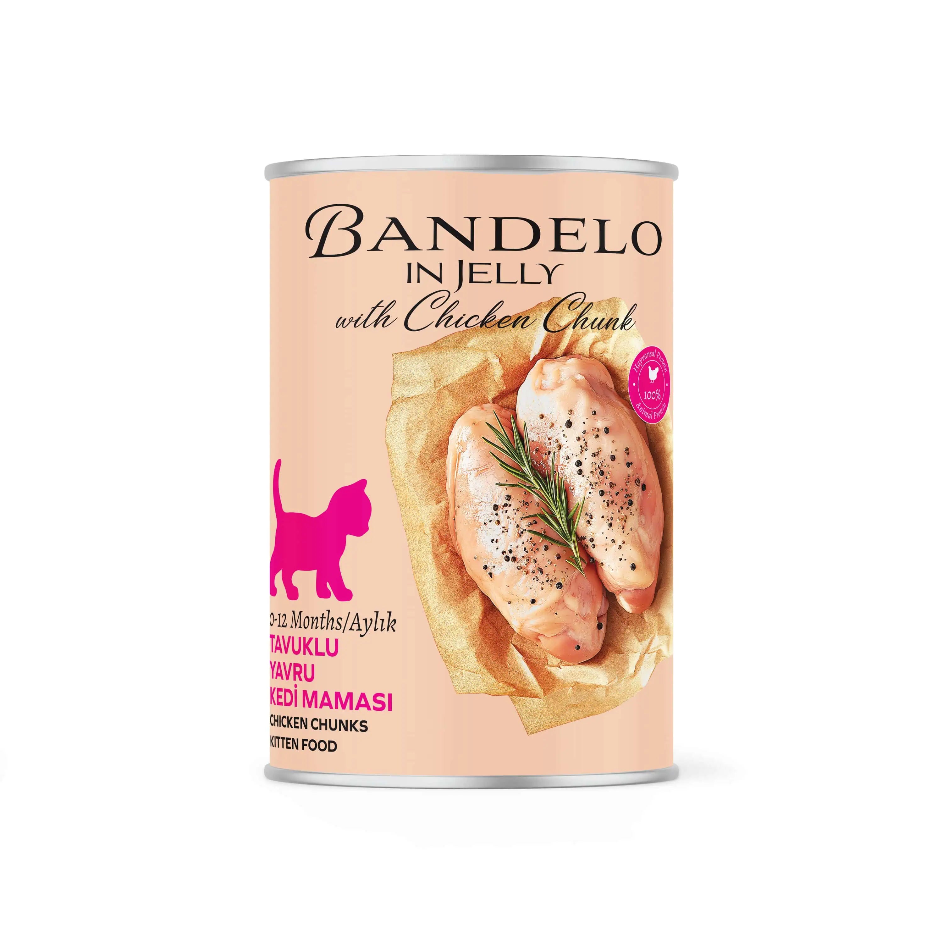 Bandelo Tavuklu Jöle Yavru Kedi Konservesi 400 g