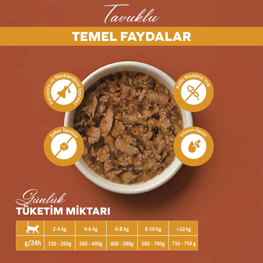 Bandelo Tavuklu Jöle Yetişkin Kedi Konservesi 400 g