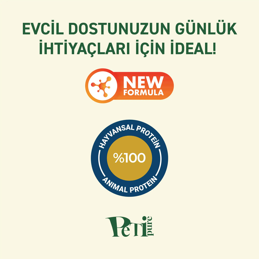 Petipure Kuzu Etli Jöle Yetişkin Kedi Konservesi 400 g