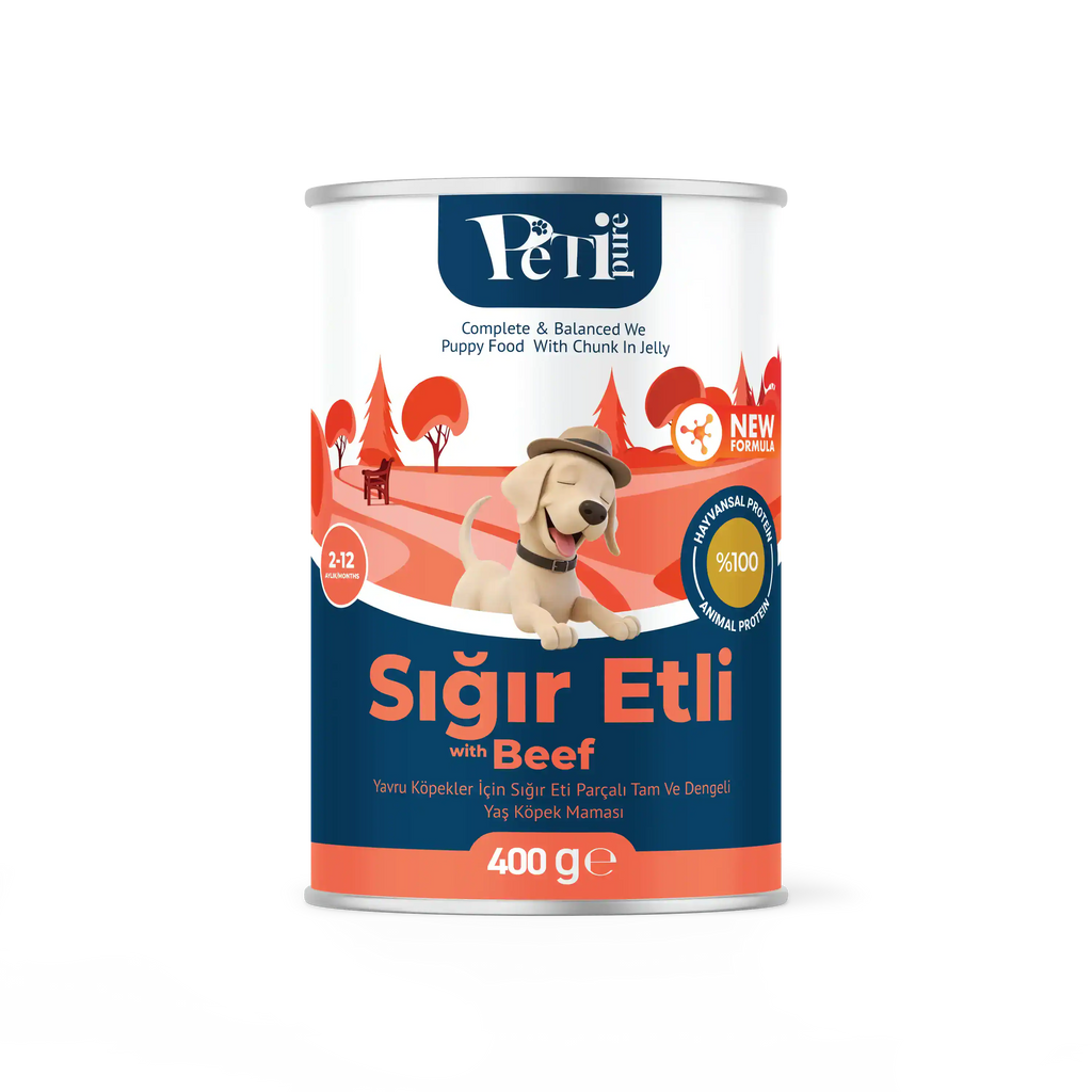 Petipure Sığır Etli Yavru Köpek Konservesi 400 g