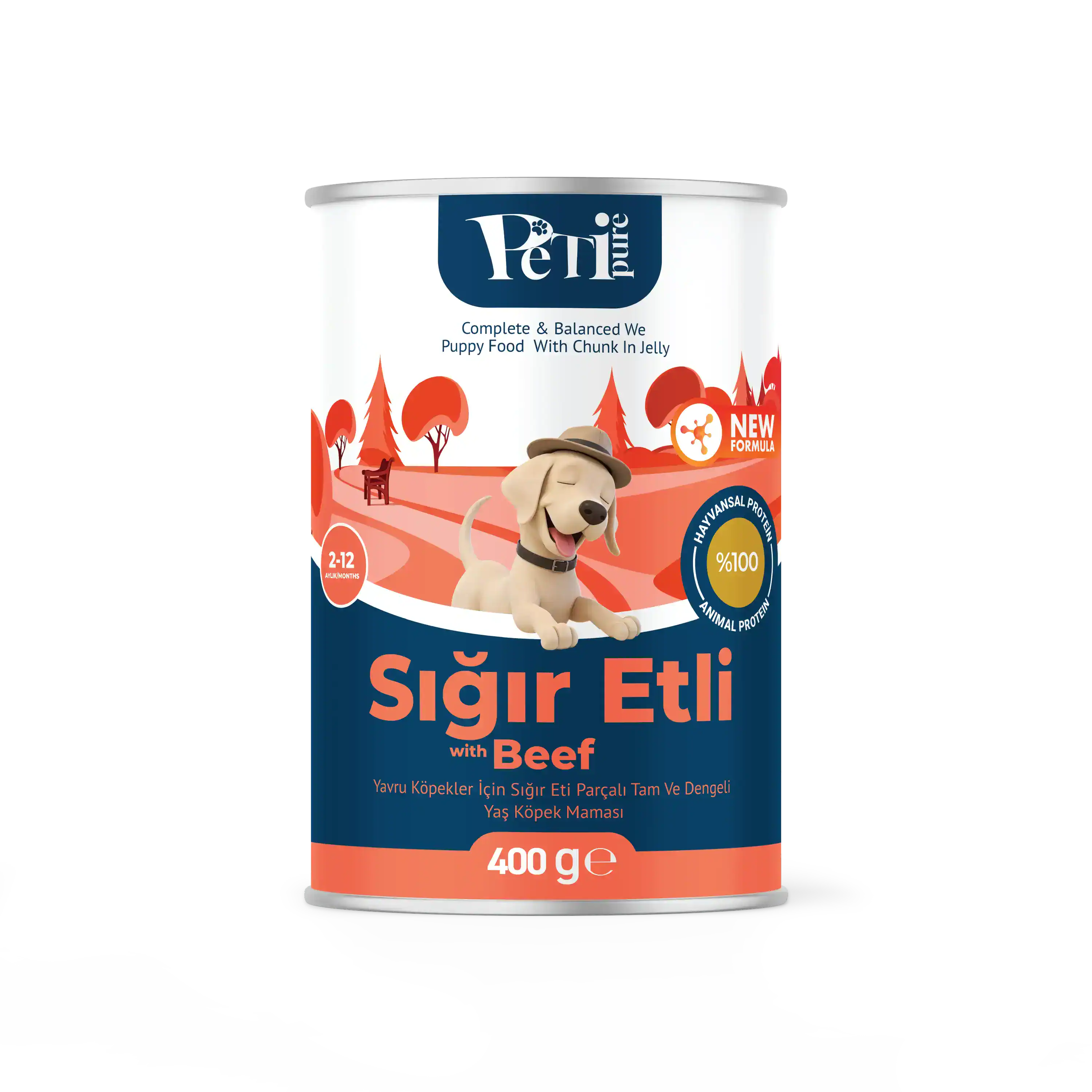 Petipure Sığır Etli Yavru Köpek Konservesi 400 g