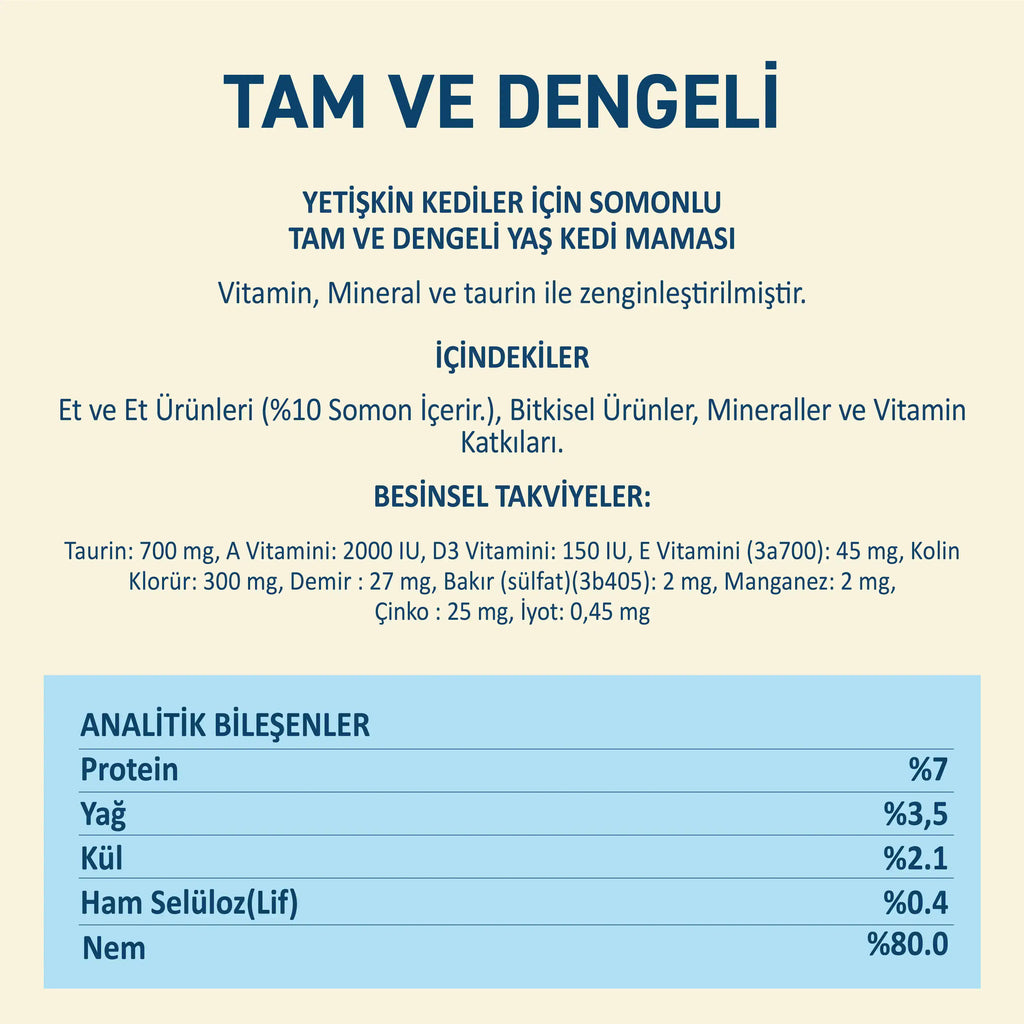 Petipure Somonlu Jöle Yetişkin Kedi Pouch 85 g