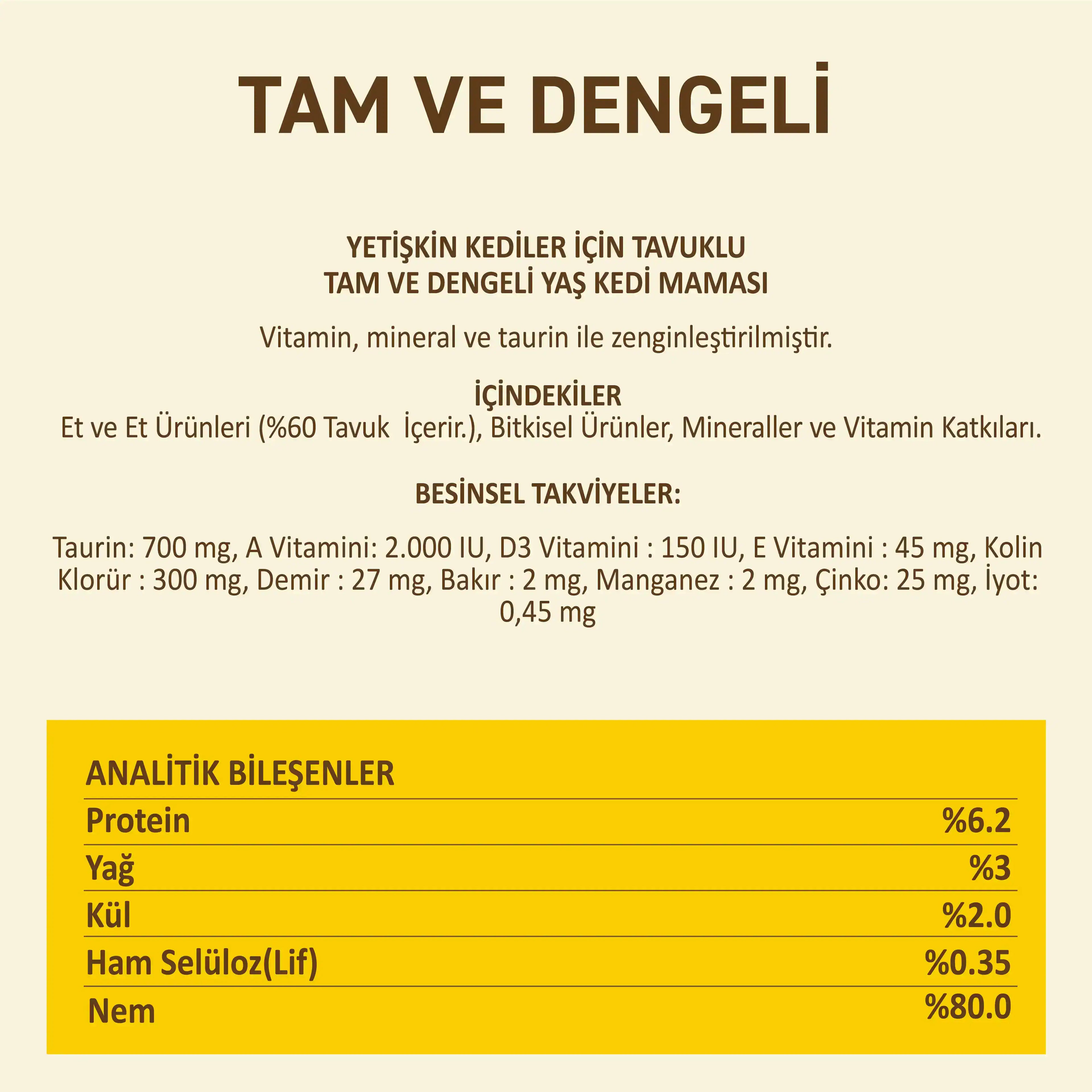 Petipure Tavuklu Jöle Yetişkin Kedi Konservesi 400 g