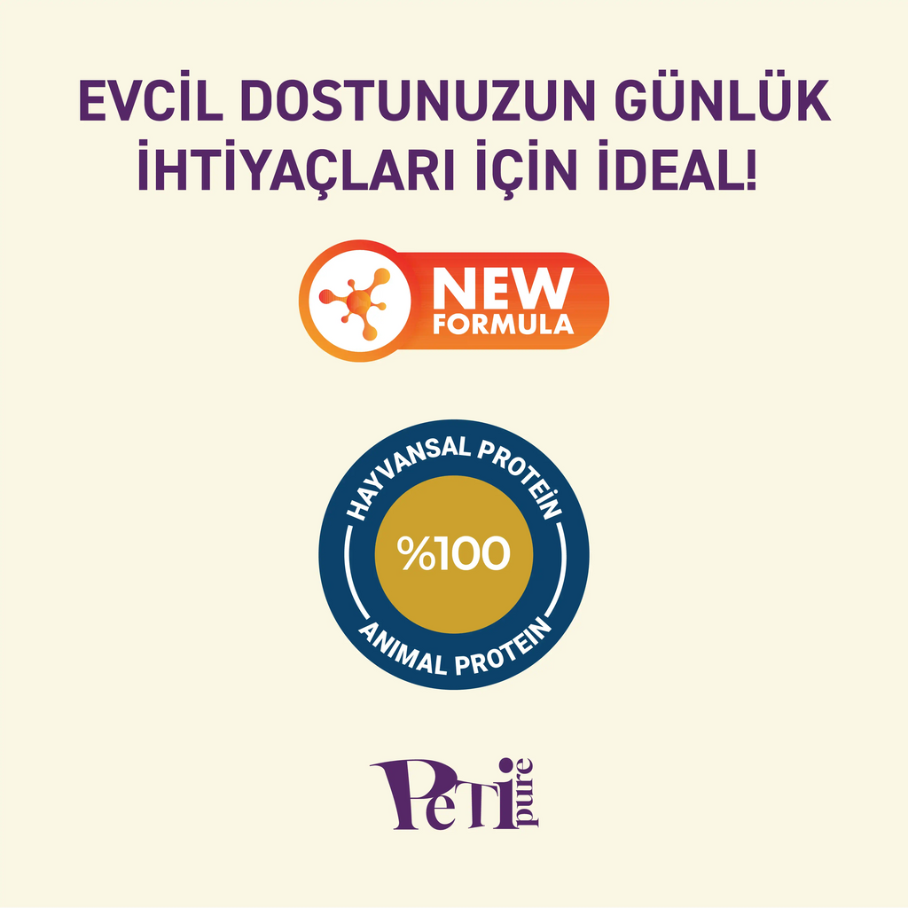 Petipure Kuzu Etli Yetişkin Köpek Konservesi 400 g