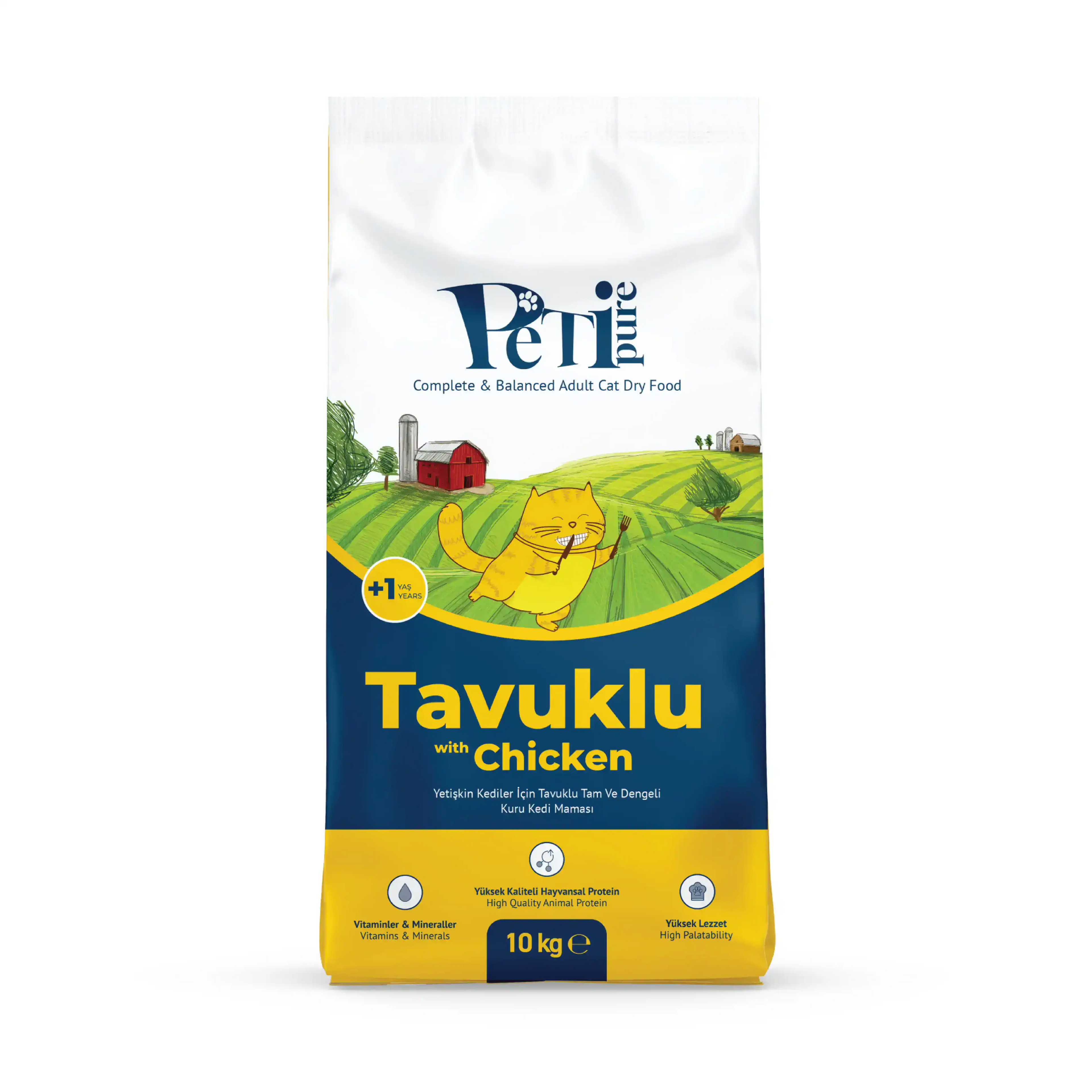 Petipure Tavuklu Yetişkin Kuru Kedi Maması