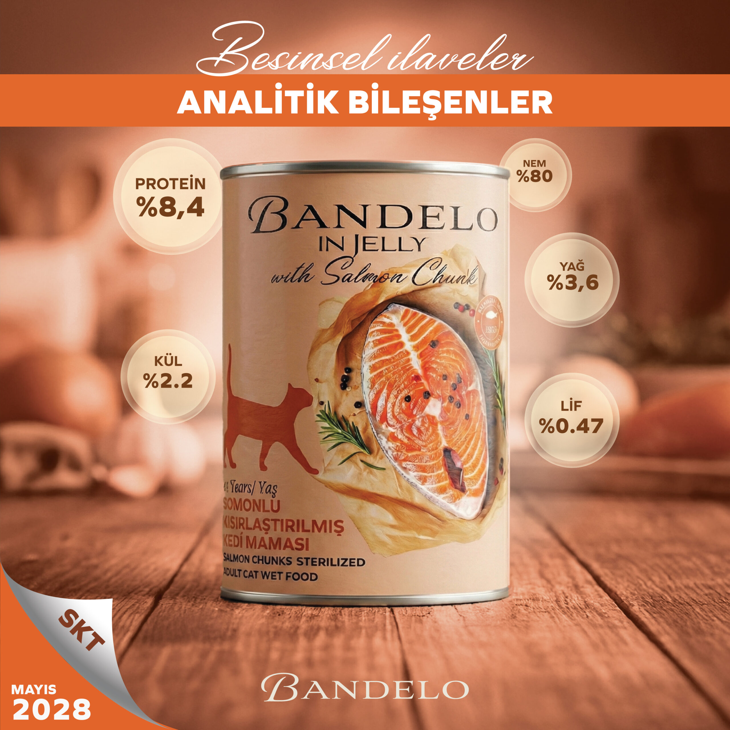 BandeloSomonluKısırlaştırılmışYaşKediMamasıYetişkinKonserve400gr006