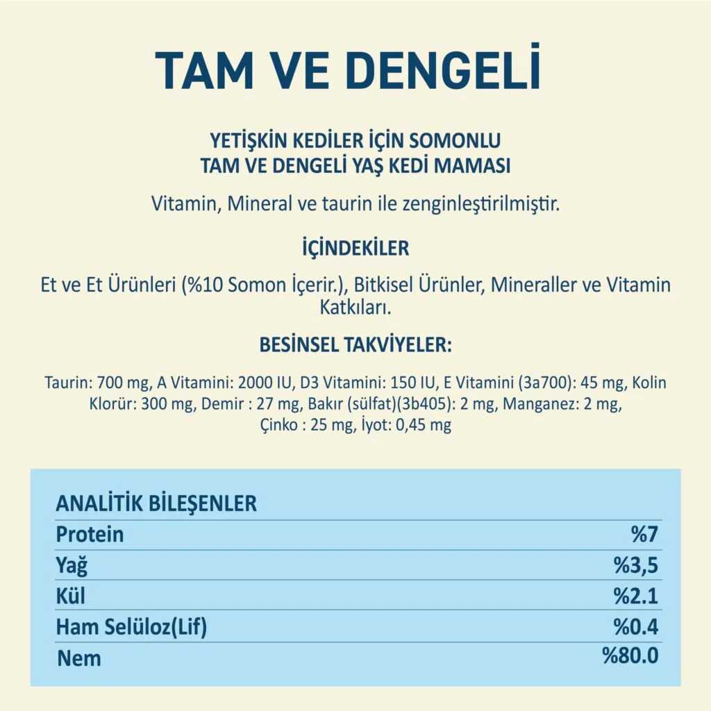 Petipure Yaş Kedi Maması Somonlu Yetişkin Kedi Yaş Pouch Mama 85 Gram002
