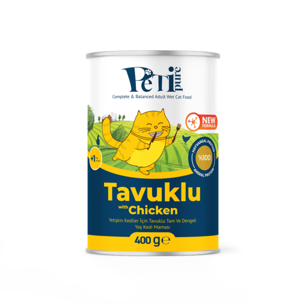 Petipure Jöle İçinde Tavuklu Tam ve Dengeli Yaş Yetişkin Kedi Maması