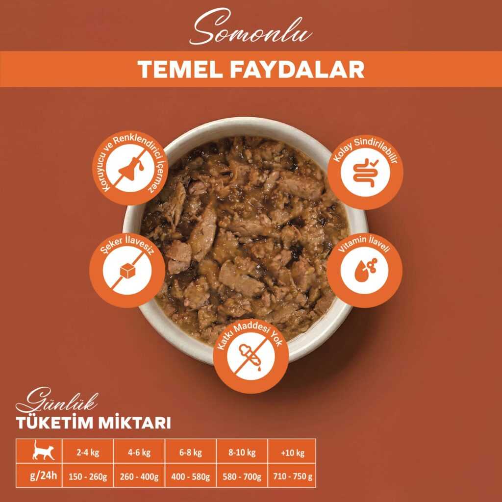 Yaş Kedi Maması Bandelo Somonlu Kısırlaştırılmış Pouch