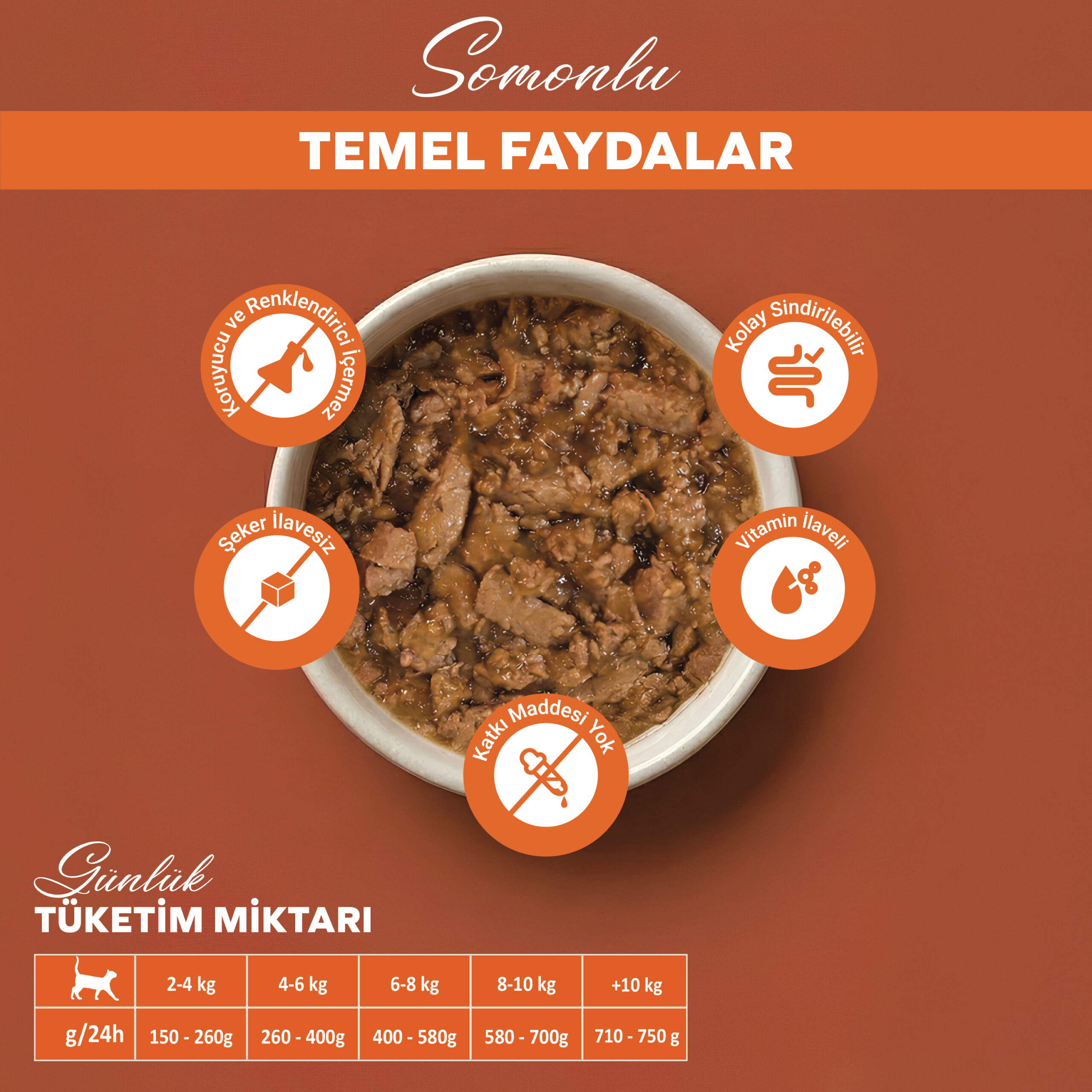 Yaş Kedi Maması Bandelo Somonlu Kısırlaştırılmış Pouch