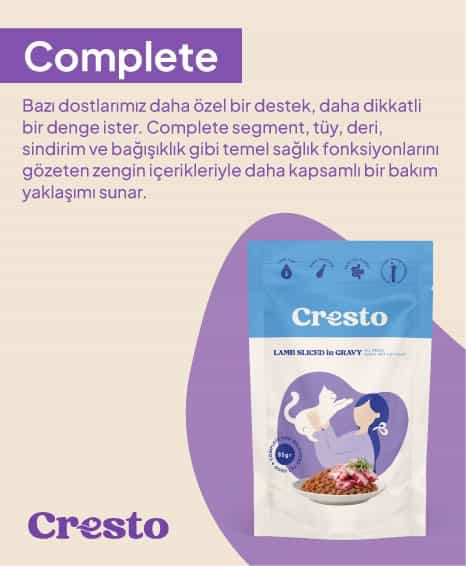 Petask Cresto köpek maması, sağlıklı ve dengeli beslenme için ideal.