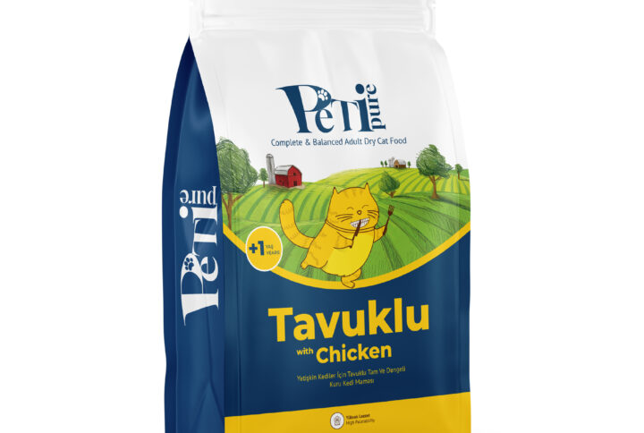 Tavuklu yetişkin kuru kedi maması - Petipure 1+ Yaş